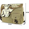 Roffatide Anime Messenger Bag Small Crossbody Bag Canvas Shoulder Bag Satchel