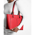 Michael Kors Womens Jet Sest Travel Medium Double Pocket Tote (Bright Red)35F3GTVT8B-red