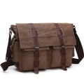 Canvas Travel Bag, Casual Outdoor Shoulder Bag Classic Messenger Bag For Work & Travel