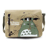 Roffatide My Neighbor Totoro Anime Canvas Satchel Shoulder Messenger Bag for Boys Girls Cosplay